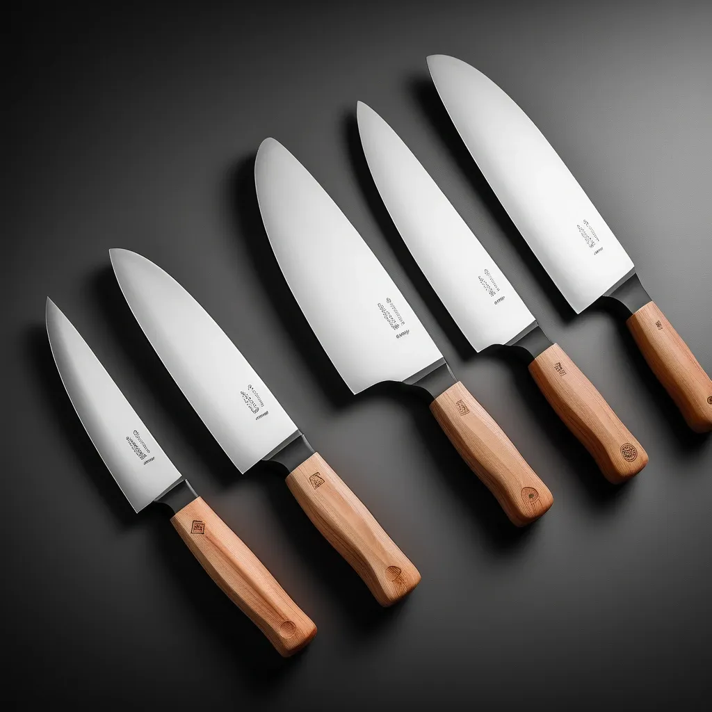 Küchenmesser-Set Santoku 3
