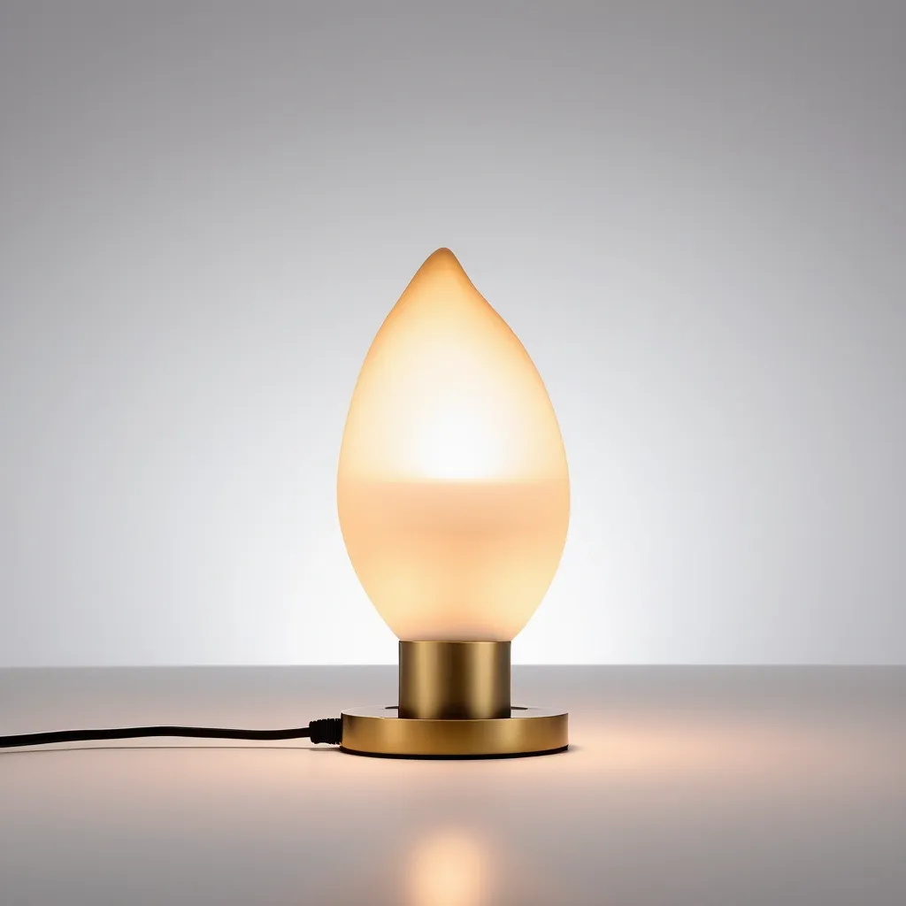 Tischdeckenleuchte CandleFlicker